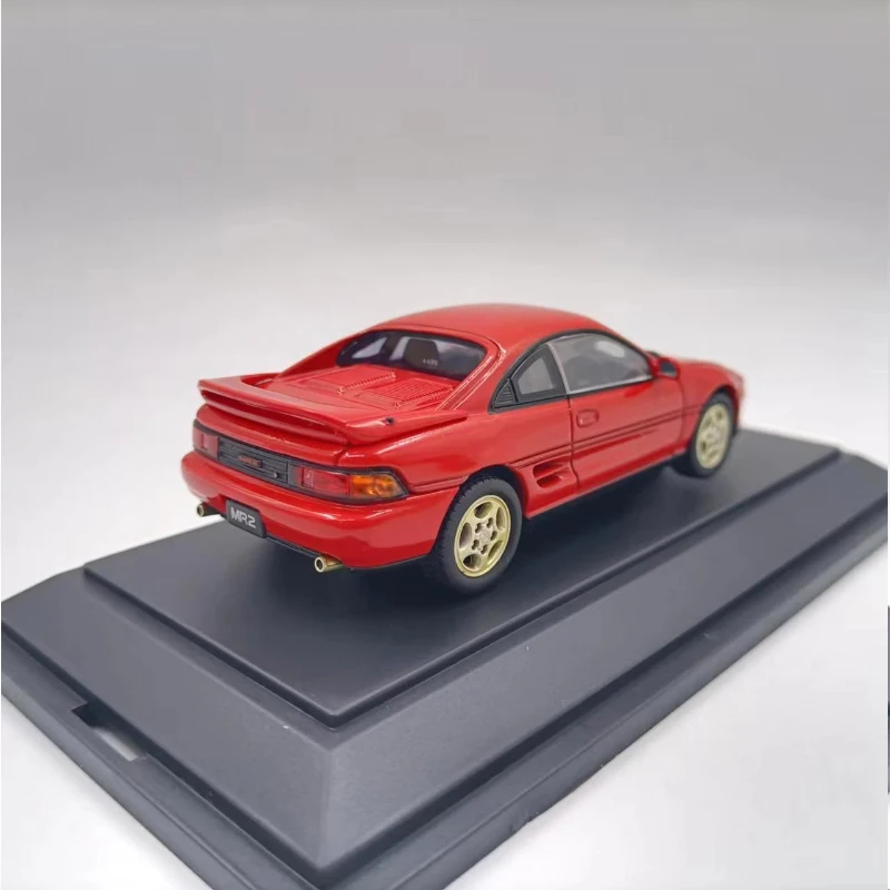 Diecast Original 1:43 Scale Toyota MR2（SW20）1989 Alloy Simulation Car Model Collection Decoration Toy Gift Souvenir Display