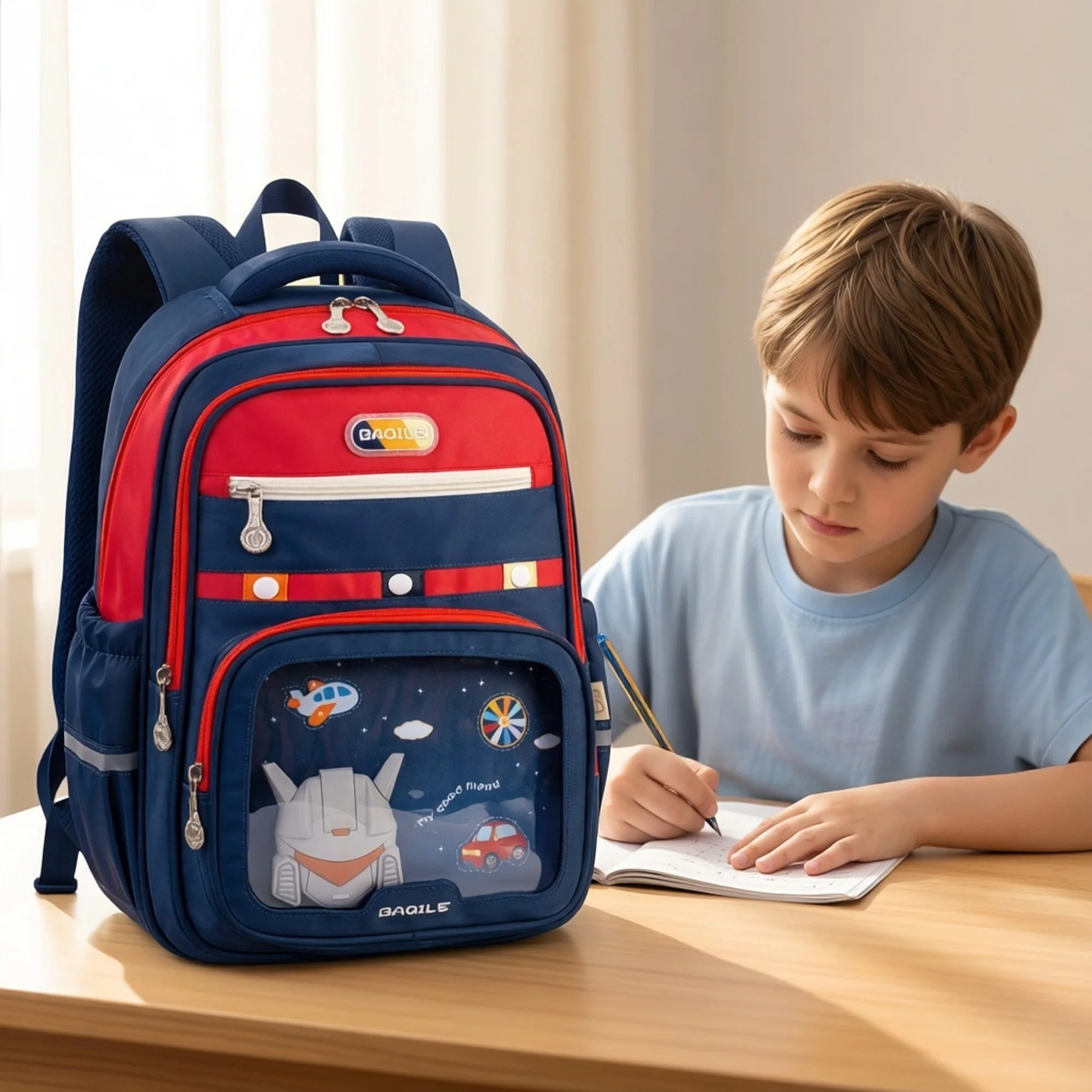 2026-new-children's-backpack-lightweight-spine-protection-reduction-load-dual-shoulder-bag-for-primary-school-boys-and-girls