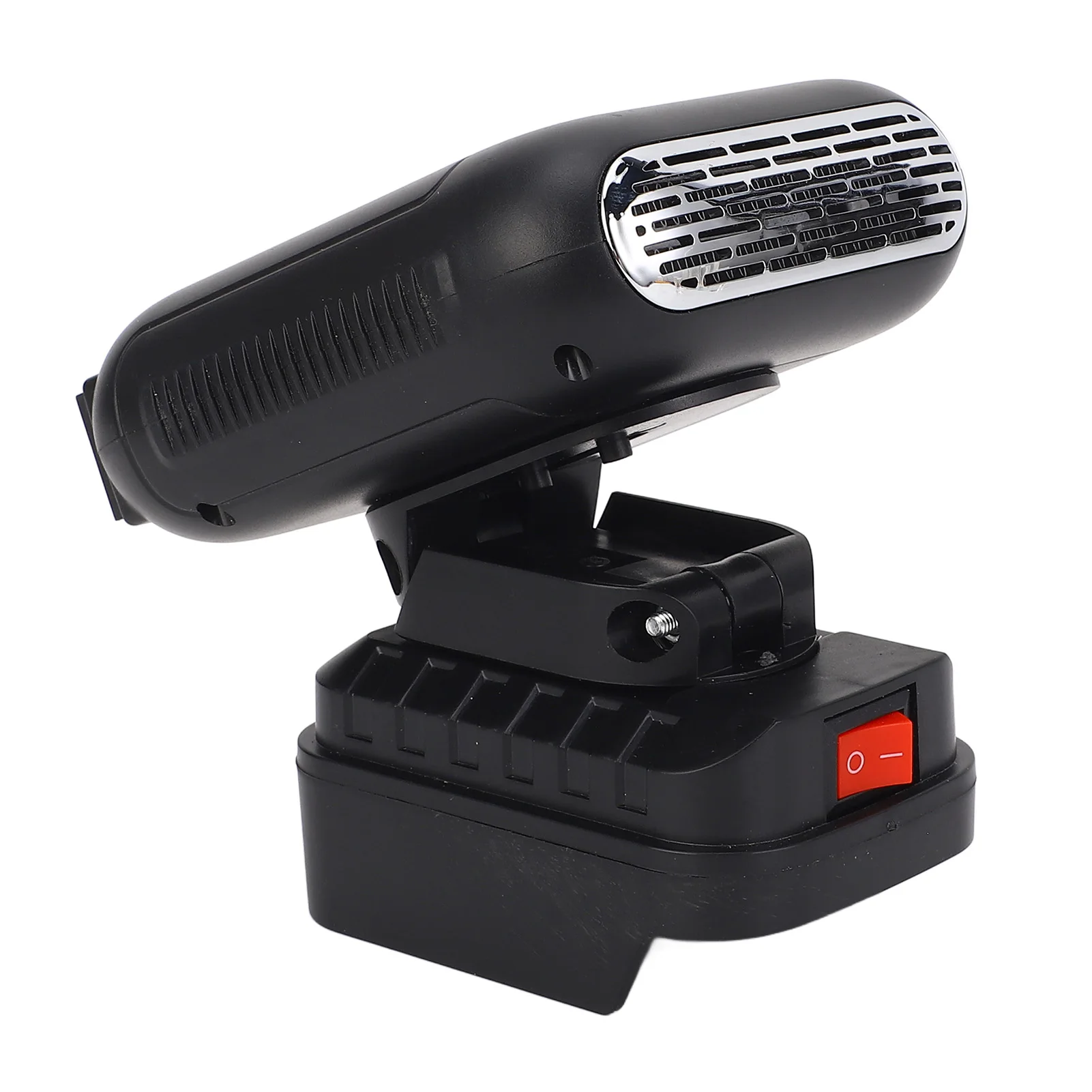 سخان مساحة تسخين سريع يعمل بالبطارية مدمج منخفض الضوضاء 90 درجة 2 درجة حرارة للمكتب والنوم والسيارة المنزلية #2