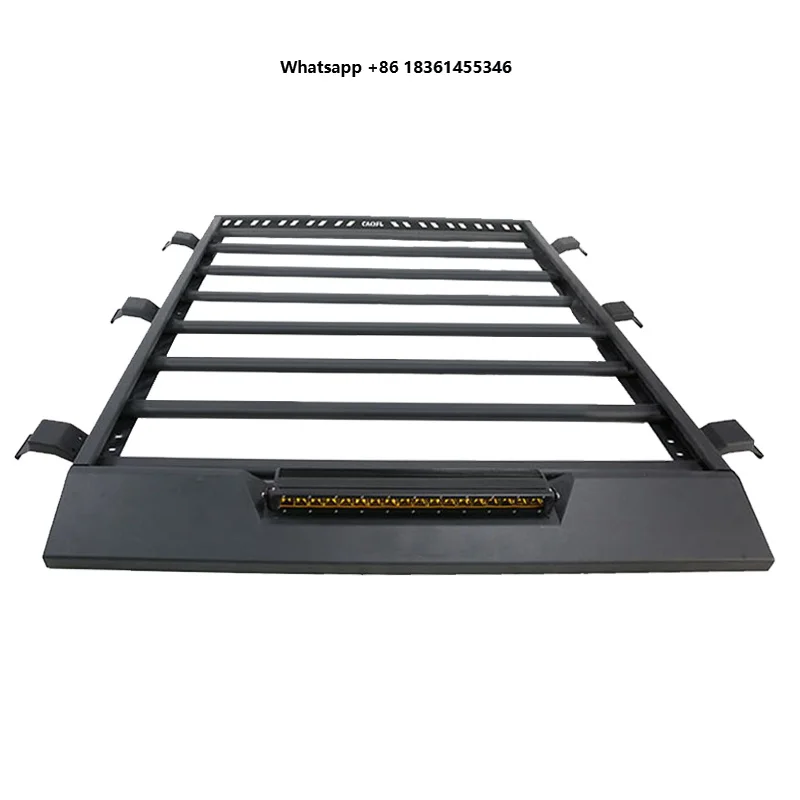 Acessórios para Rack de Teto Jimny JB64 JB74 JB74W JB64W 2019+ Rack de Teto de Alumínio com 1 Luz LED Amarela