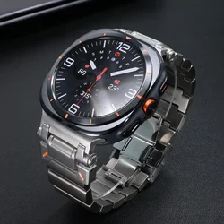 Titanium Strap for Samsung Galaxy Watch Ultra 2025 47mm Stainless Steel Metal Band Luxury Bracelet for GALAXY ULTRA 47MM Correa