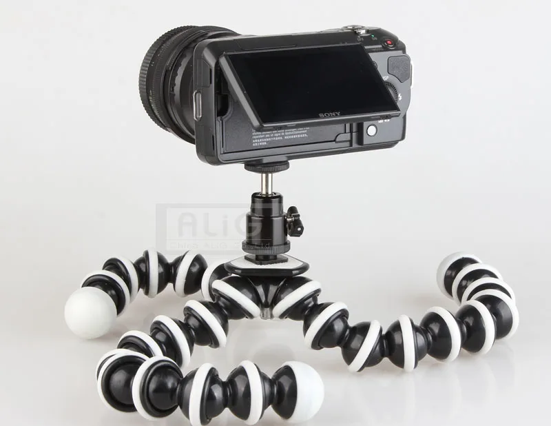 10 шт. мини металлическая шаровая Головка 1/4 винт к адаптеру горячего башмака аксессуары для штатива камеры