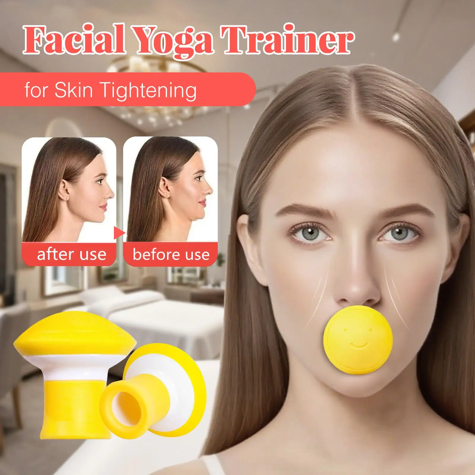 

Новый силиконовый тренажер для рта и челюсти, инструмент для подтяжки лица, подбородка, V-образный подтяжка лица, двойной тонкий тренажер для удаления морщин, тренажер для дыхания