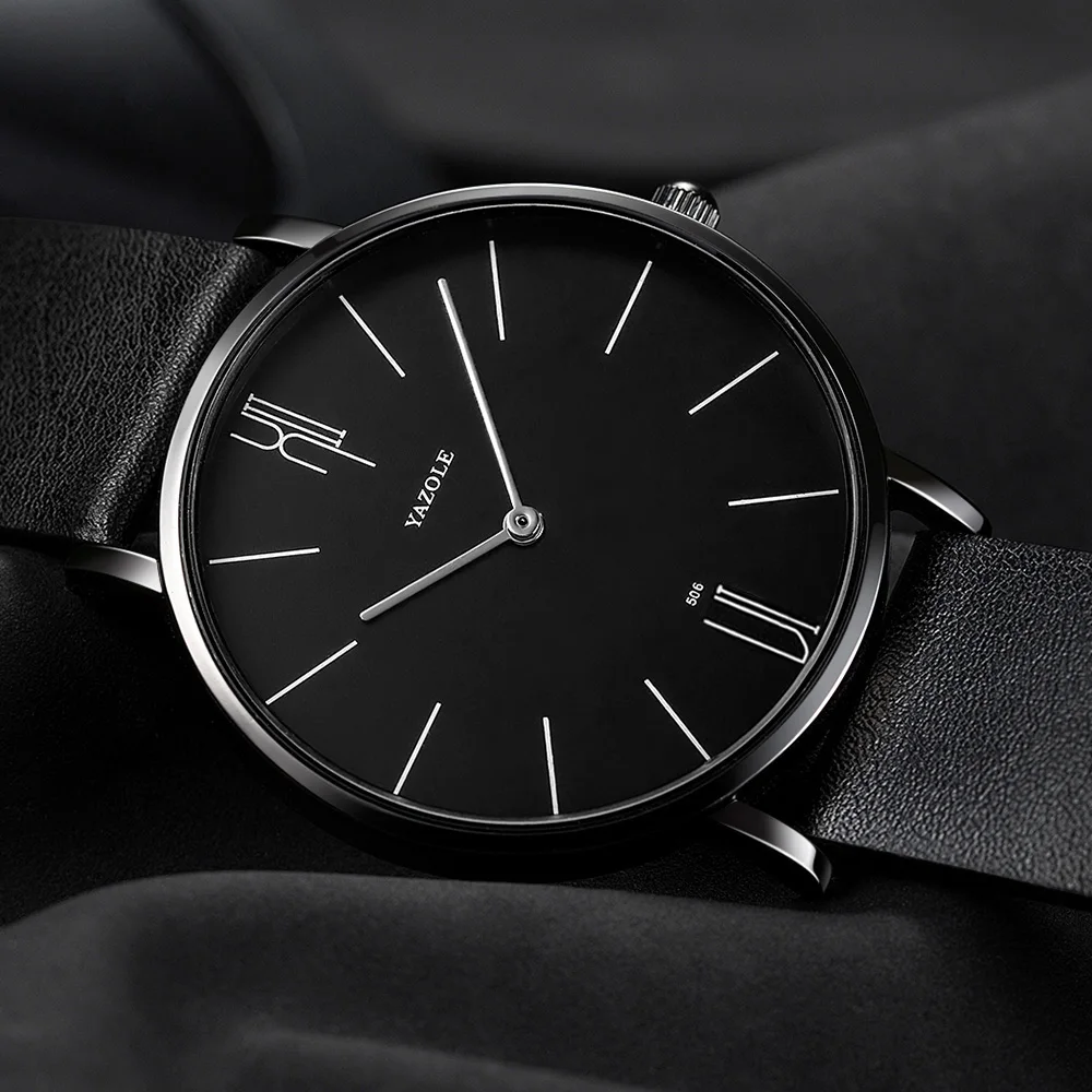 YAZOLE 506 Slim Men's Watch Student Watch Couple Watch Trendy Sports Quartz Watch relojes para hombres часы мужские