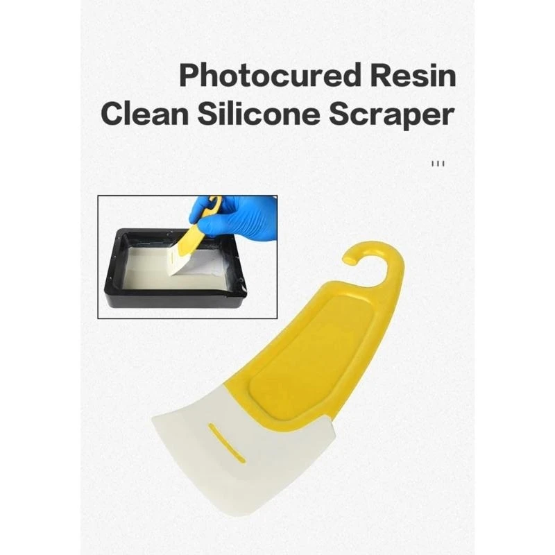 F3KE Atualizada Rasca Raspador Ferramenta Luz Cura Cura Resina Cleaning Raspador