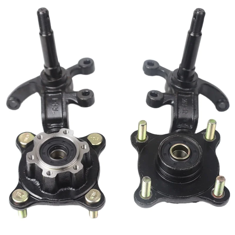 

4 Stud Front Wheel Hub Bearing Flange Steering Knuckle Spindle for China ATV 110cc 150cc 200cc 250cc
