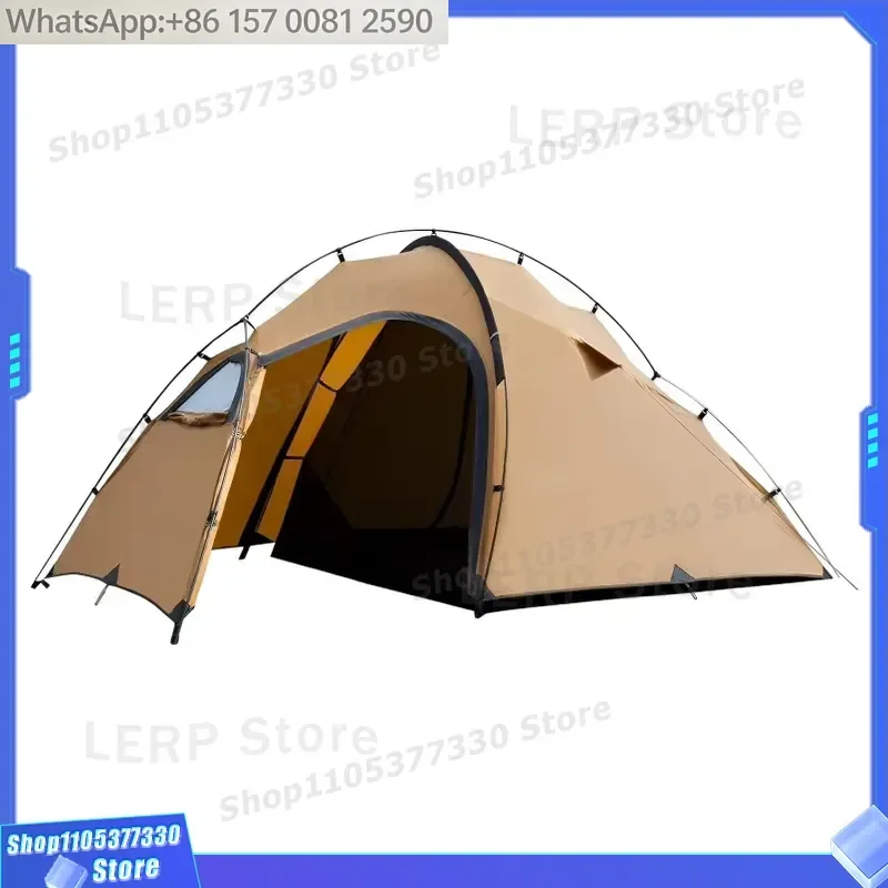 OEM 4-Season Waterproof Hot Tent with Stove Jack, 2 Person Y-Pole Camping Shelter, Easy Setup for Winter Backpacking & Hiking