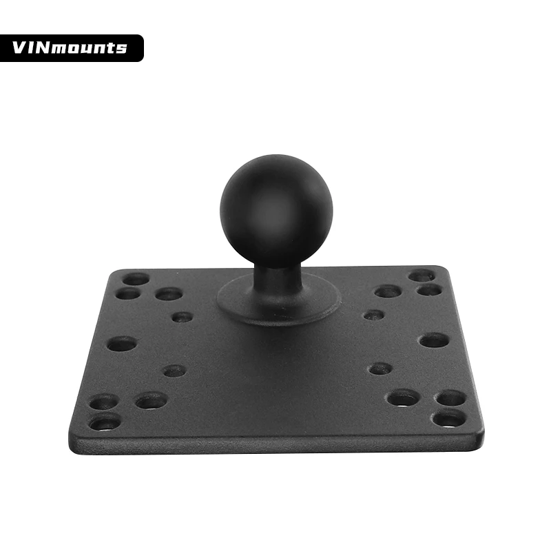 VINmounts 1.5in Ball Mount 100x100mm VESA Plate Square Base for Monitor TV Truck RAM C Size Compatible