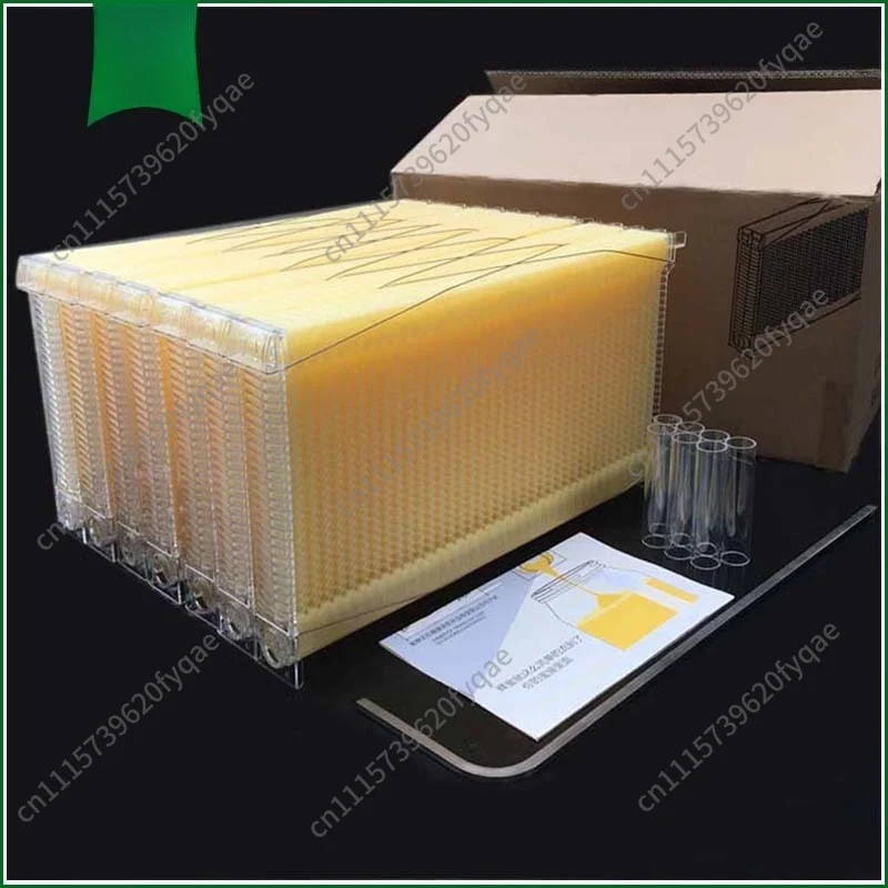 Auto Honey Harvest Self-Flowing Plastic Comb Frame Foundation Set Flow Hive Beehive Beekeeper for Beekeeping Extraction Apicultu