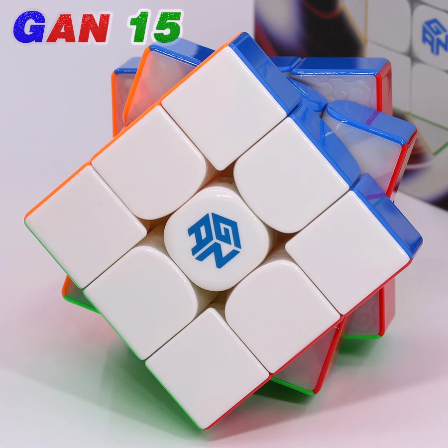 GAN 15 GANCUBE 3X3X3 GAN15 Magnetischer Zauberwürfel 3X3 Professionelle Geschwindigkeit Cubo Magico Professionelle SpeedCube Zappeln Spielzeug Smart Spiel