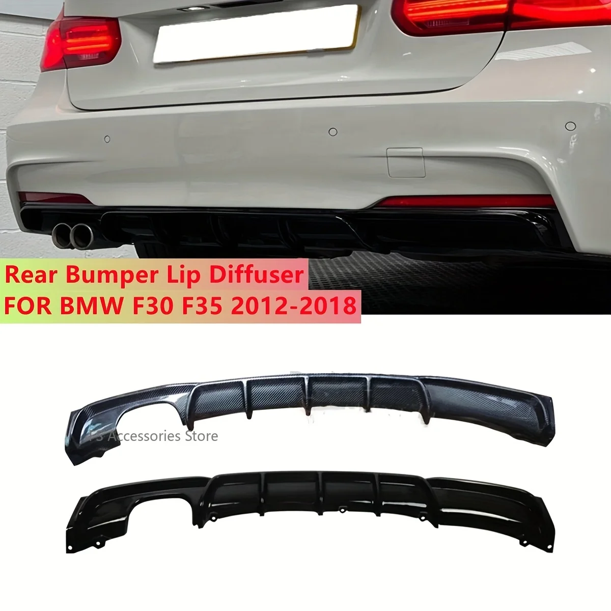 

Car Rear Diffuser Bumper Lip Spoiler Splitter Performance Style For BMW 3 Series F30 F31 M Sport 2012-2018