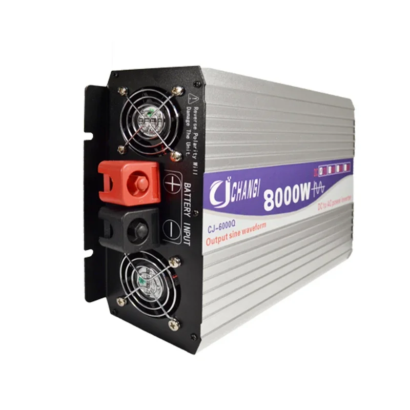 12V 24V 36V 48V 110V 220V อินเวอร์เตอร์ 500W Pure Sine Wave 6000w เอาต์พุตยอดนิยม 8000w อินเวอร์เตอร์ 8kw อินเวอร์เตอร์ 50Hz 60H