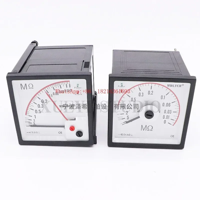 2026 Limited Offer Right Angle Megohmmeter Q96-M Ω A Marine AC Resistance Monitoring Instrument F96-BM Ω
