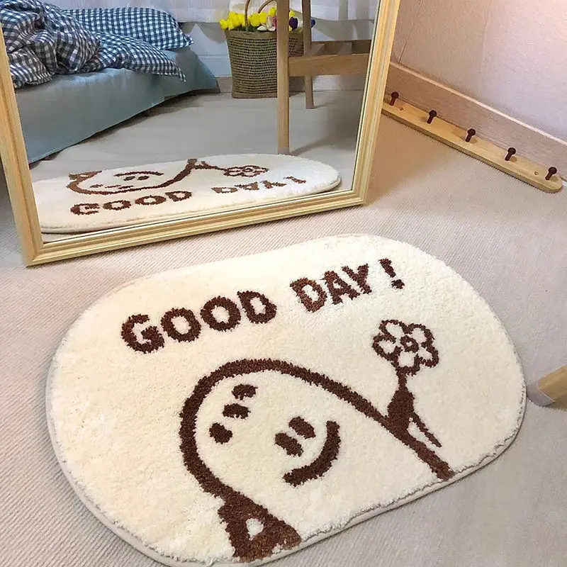 Small Bugs Insects Explosion Type Floor Mat Entry Door Entry Door Foot Mat Girl Bedroom Door Mat Bedside Mat Bath Absorbent Pad