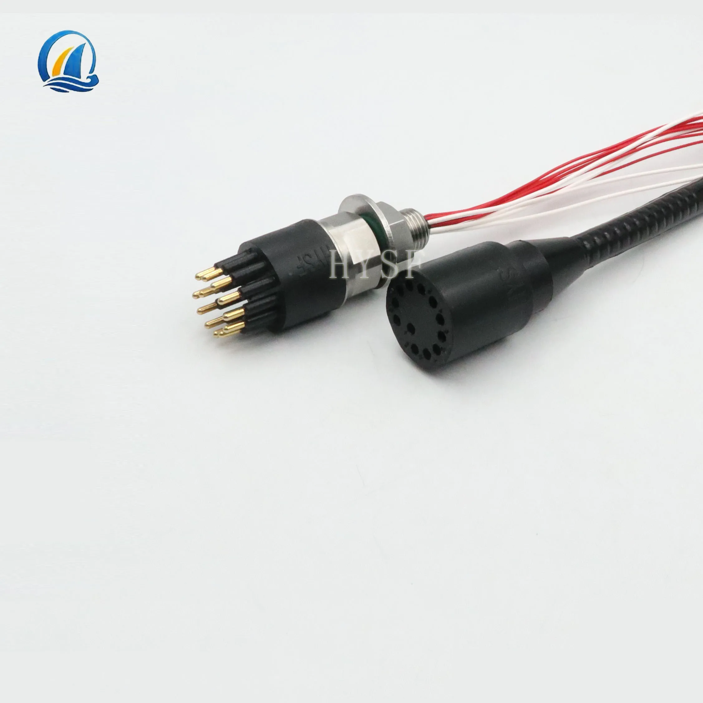 Good MCBH12F MCIL12M Ip69 12P PIN Waterproof Subconn Pluggable Wet Subsea Stainless Steel ROV Connector Seacon Underwater HYSF