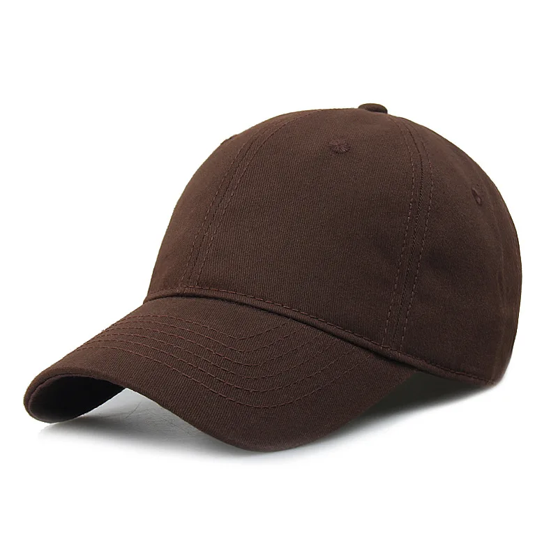 Big Head Men Baseball Cap Big Size Soft Plain Caps Adjustable Spring Summer High Quality 10 Colors