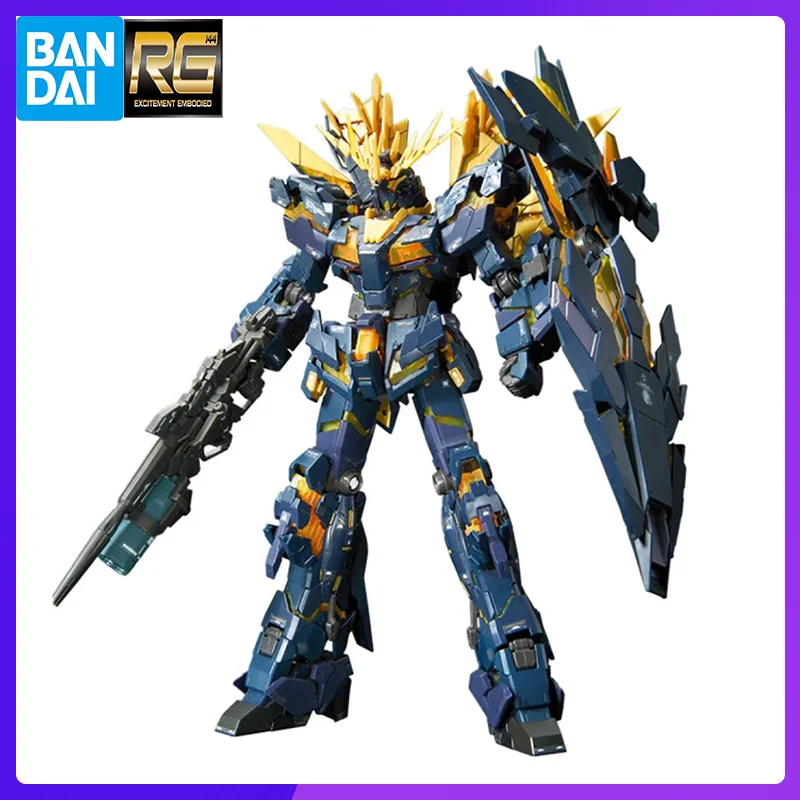 

In Stock Bandai RG 1/144 RX-0[N] Unicorn Gundam 02 Banshee Norn Original Genuine Anime Figures Model Toys Action Collection Doll