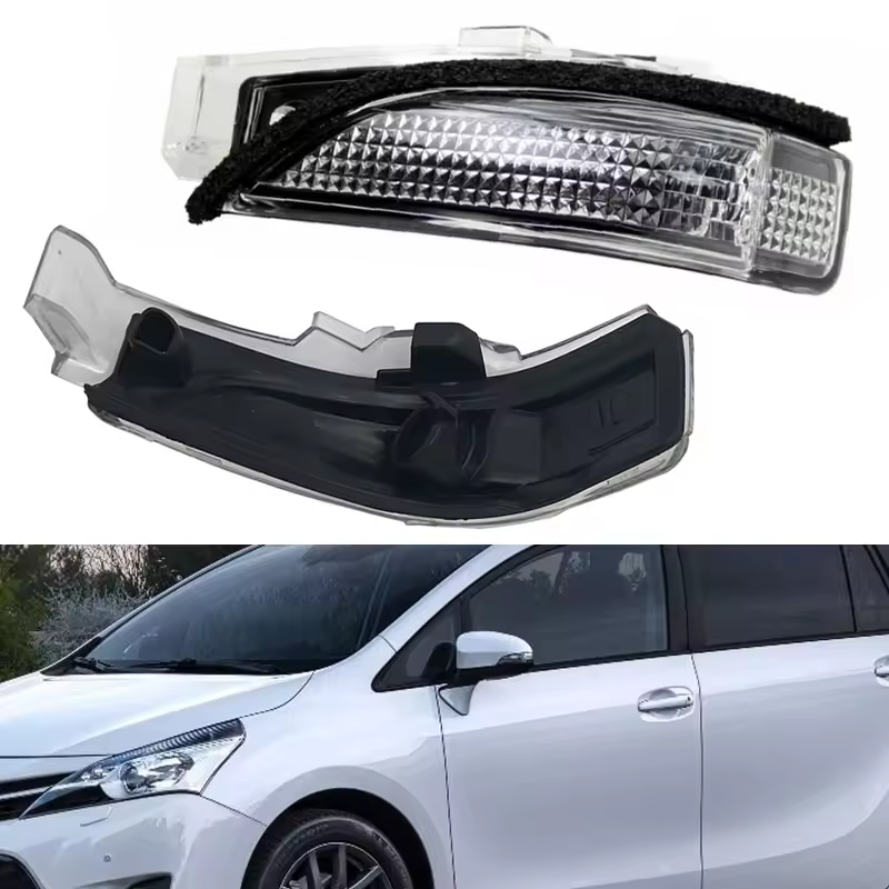 עבור Toyota AURIS C-HR COROLLA VERSO מראה אחורית אור סיגנל LED מחוון מחדש עם נורה 81741-02040
