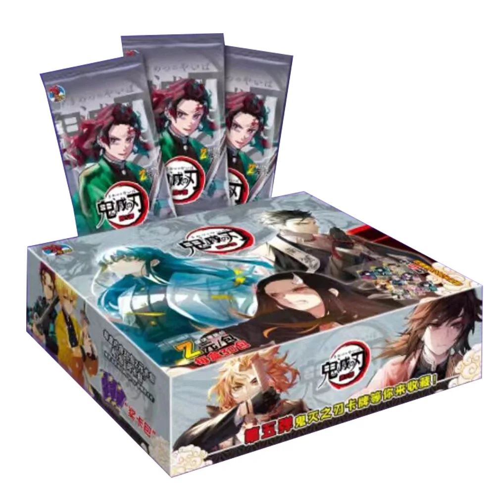 Animation Demon Slayer Cards Infinite Train SSP Tanjirou  Nezuko Rare Character Collectible Cards Game Card Toys Holiday Gifts