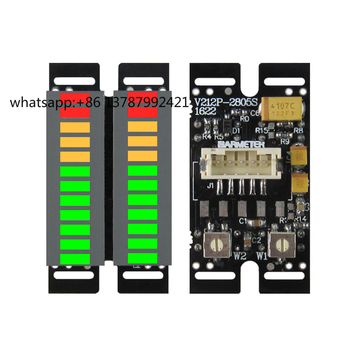 2*12 segment LED Music Audio Spectrum indicator Stereo Dual channel Level Indicator VU Meter Volume level  DC5V