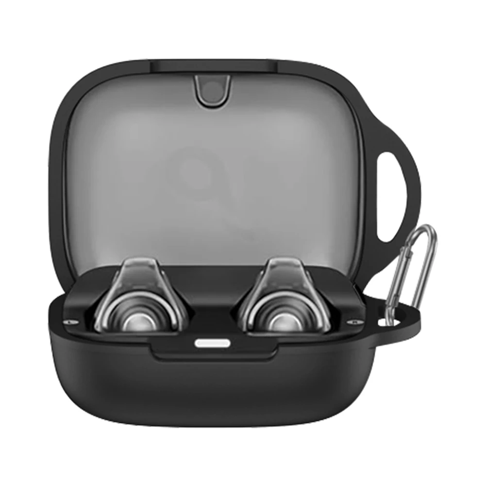 ตัวครอบผิวเคสชาร์จด้วยเคสโทรศัพท์กันกระแทกคาราบิเนอร์กันรอยขีดข่วนกันตกสำหรับ Anker Soundcore ฝาครอบเคส C30i