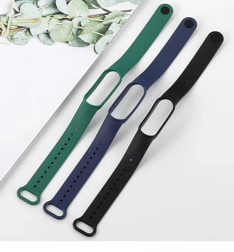 12 Pieces/pack Strap for Xiaomi Band 7 6 5 4 3 Silicone Bracelet for Mi Band