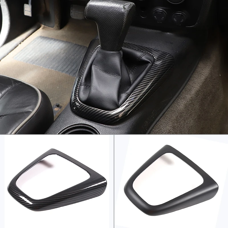 

For Hummer H3 2005-2009 ABS Carbon Fiber Car Center Console Gear Shift Panel Cover Frame Trim Sticker Auto Interior Accessories