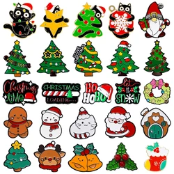Santa Enamel Brooch Ginger Candy Man Candy Gift Snowflake Metal Badge Cute Christmas Gifts Jewelry Accessories For Friends Kids