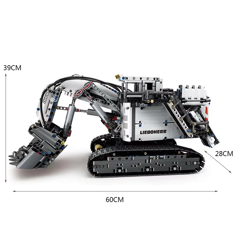 Mould King 13130 RH400 Excavator APP version 4265 PCS building blocks MOC assembling puzzle Small particle Building Blocks Sets