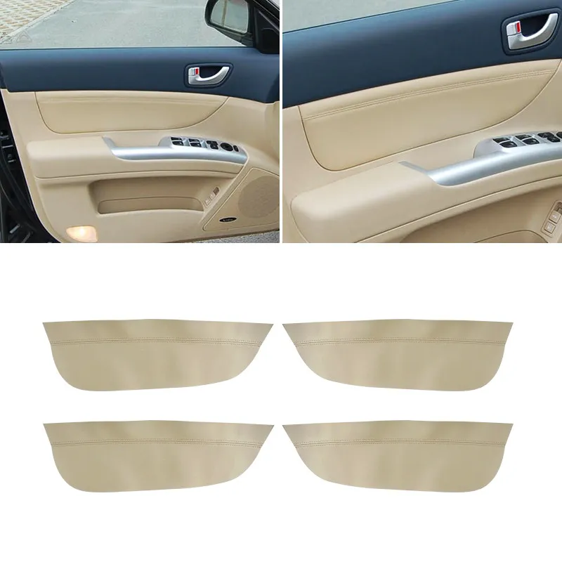 For Hyundai Sonata 2005 2006 2007 2008 Microfiber Leather Car Interior Door Cards Panel Cover Trim