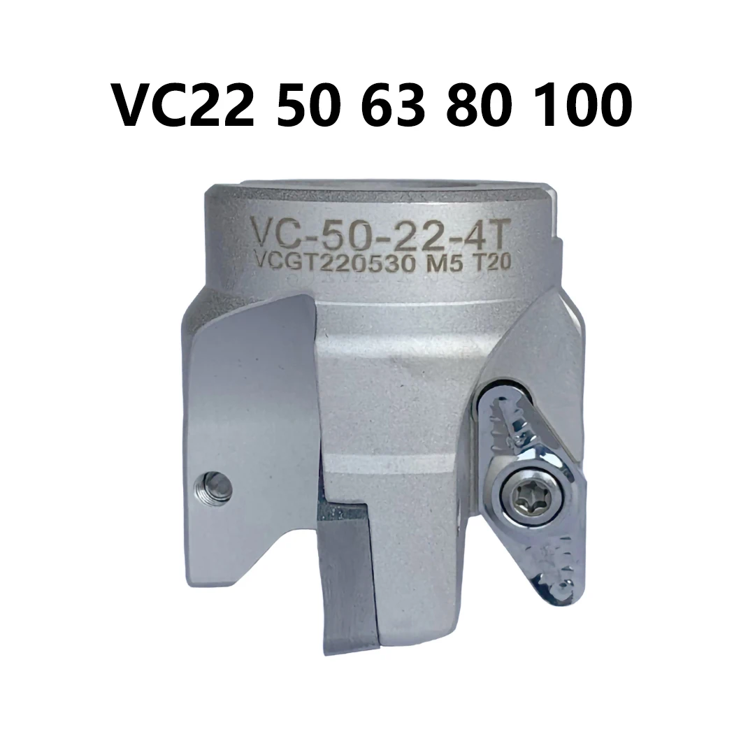 OYYU سبائك الألومنيوم محور عجلات VC22-50-22-3T VC22-50-22-4T VC22-63-22-4T VC22-80-27-4T VC22 50 63 80 100 قاطعة المطحنة قضيب الرأس