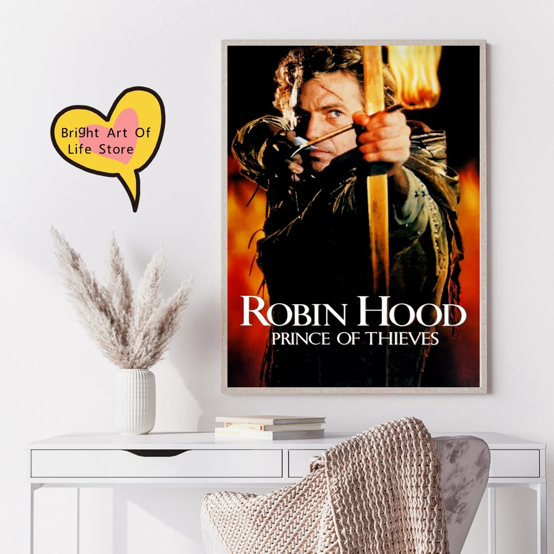 روبن هود أمير اللصوص ملصق الفيلم ديكور المنزل طلاء جدران (بدون إطار)