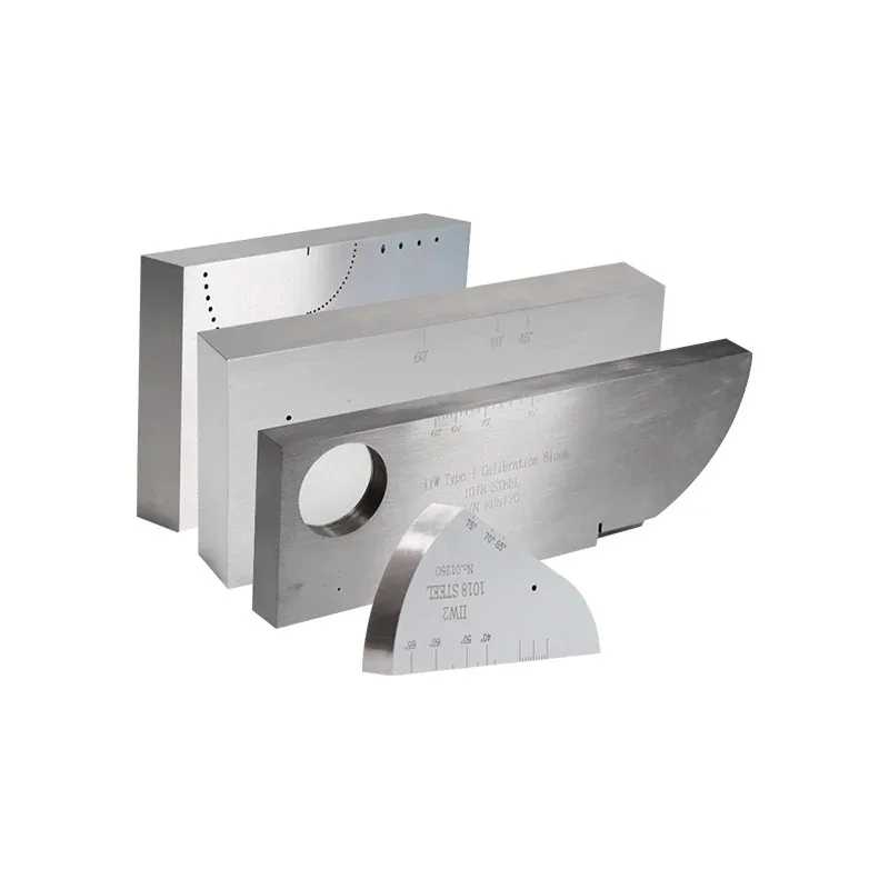 Phased Array Ultrasonic Calibration Block IIW Standard Type 1 Type 2 V1 V2 Test Block