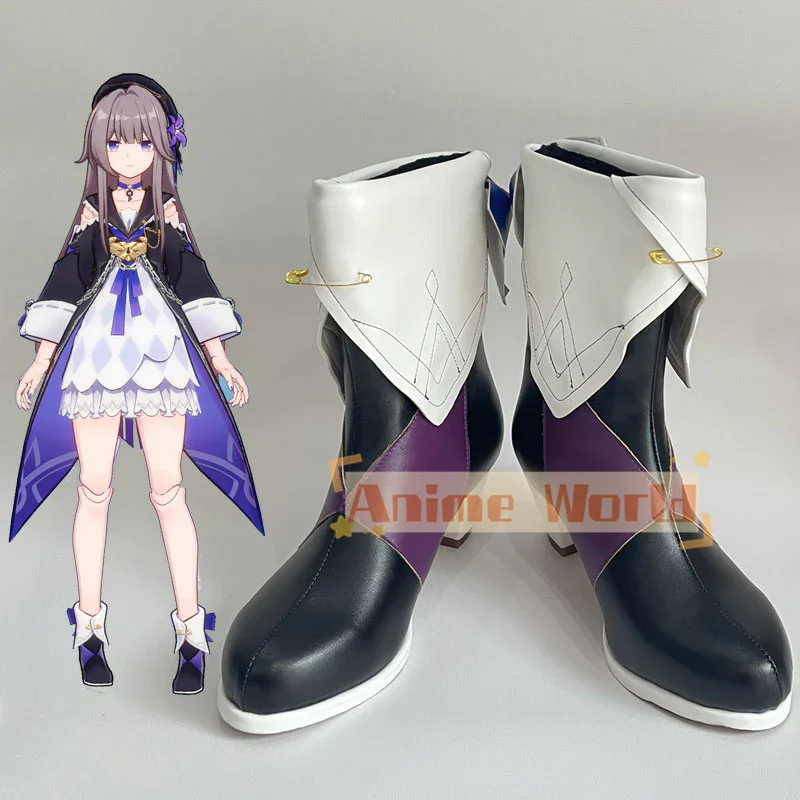 

Honkai: Star Rail Herta Cosplay Shoes Halloween Carnival Boots Custom Made