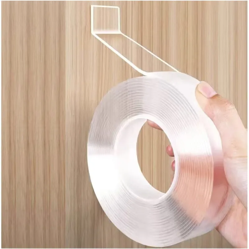 Nano adhesive strong adhesion wall picture frame hook paste non-trace transparent waterproof acrylic double-sided tape