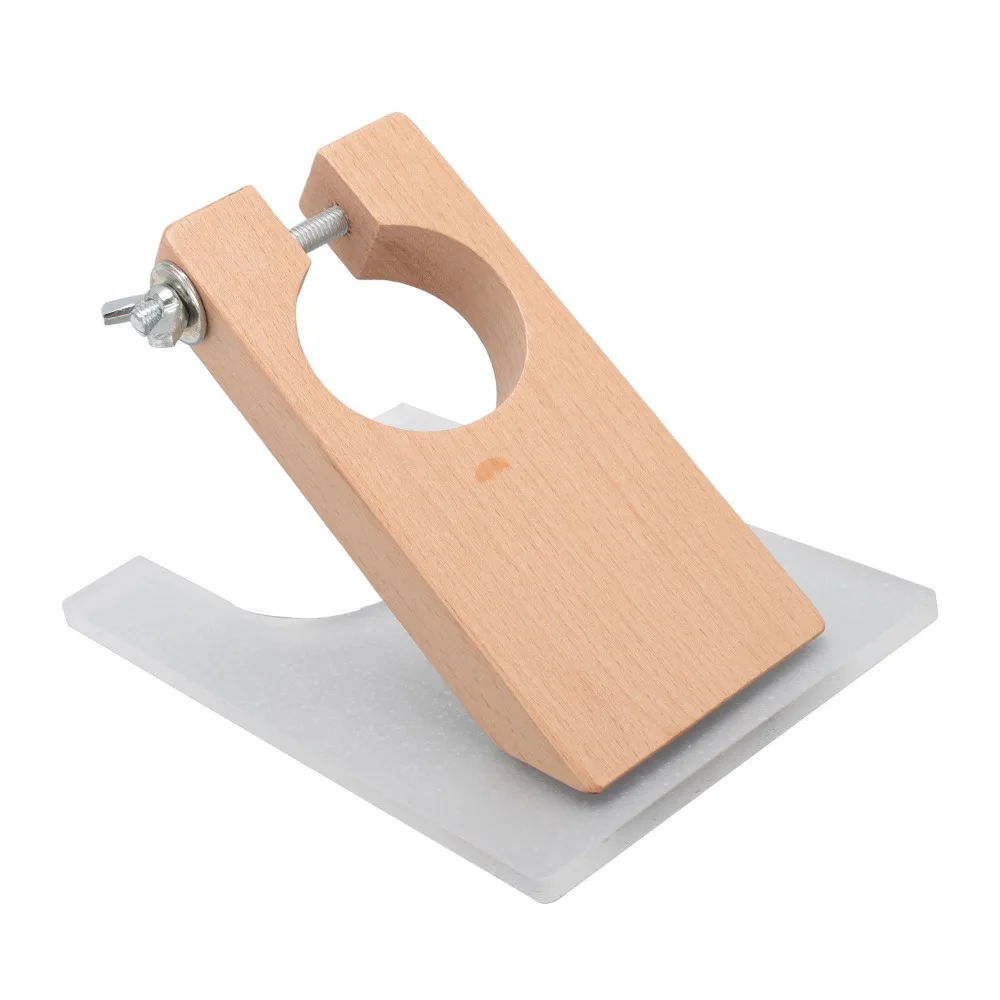Solid Wood Base Rug Tufting Carving Guide Acrylic Easy Install Design Rug Trimmer Guide Holder Carpet Trimmer Shearing Guide