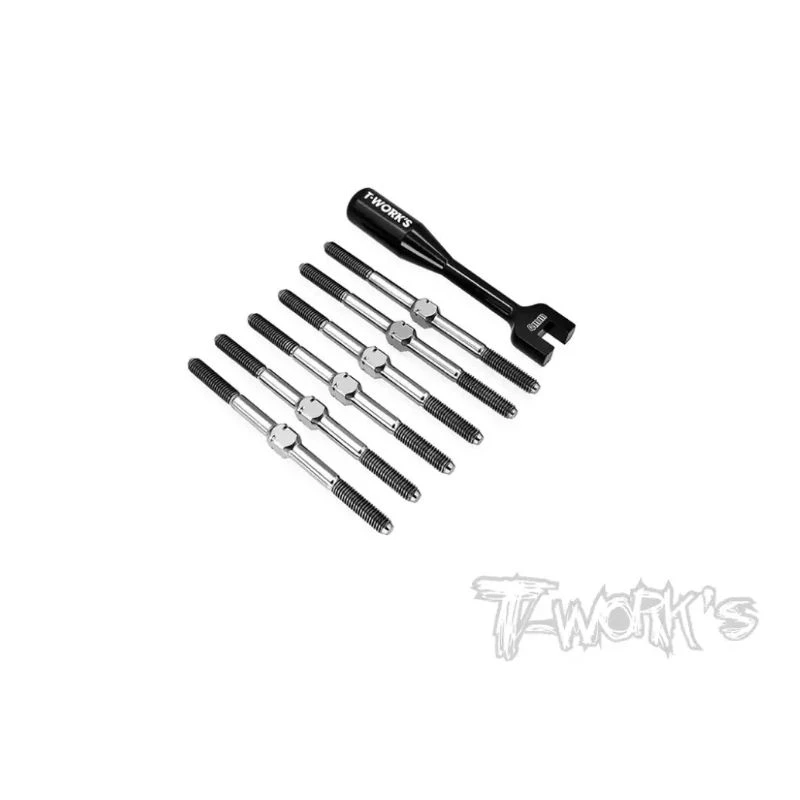 Original T works TB-253 64 Titanium Turnbuckle Set ( For Yokomo YZ2 DTM3.1 ) Professional Rc part