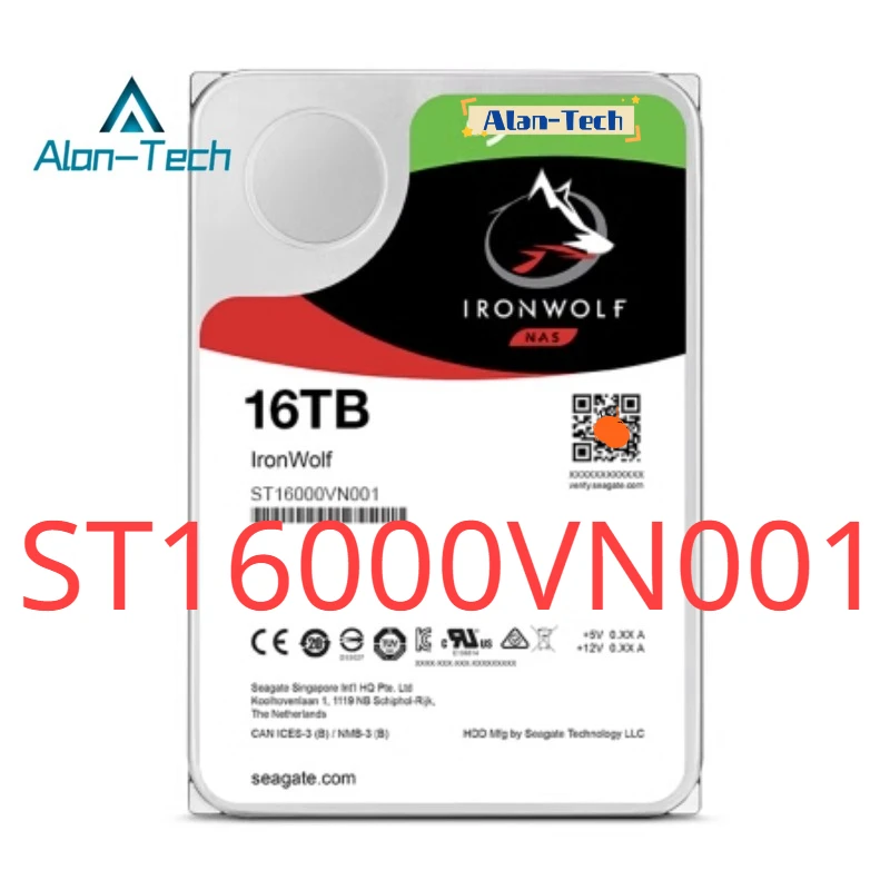 

For Sea-gate ST16000VN001 Cool Wolf 16T 16TB 7200/256M/SATA3NAS Hard Drive