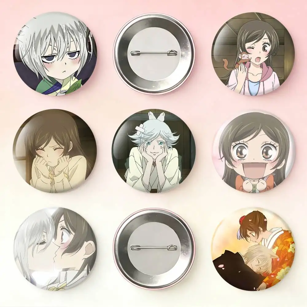 Anime K-Kamisama Kiss-S Laser Badge Creative Pins Brooch for Bag Clothes Hat Decor Gifts Fans Collect