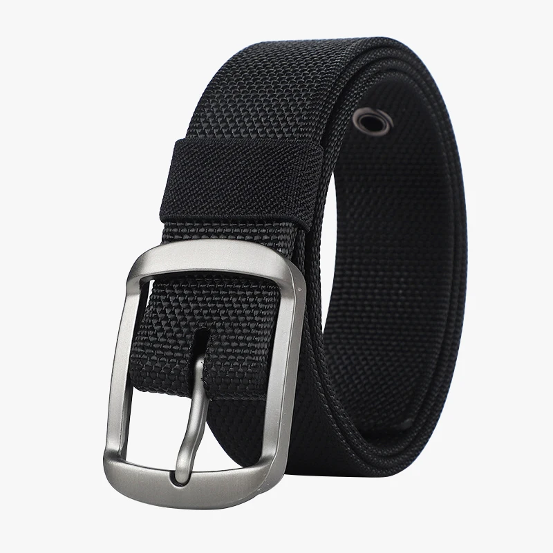 

Трендовый парусиновый ремень Uniex, качественный сплав с пряжкой, мужской ремень, уличный повседневный лоскутный цветной мужской и женский спортивный джинсовый ремень