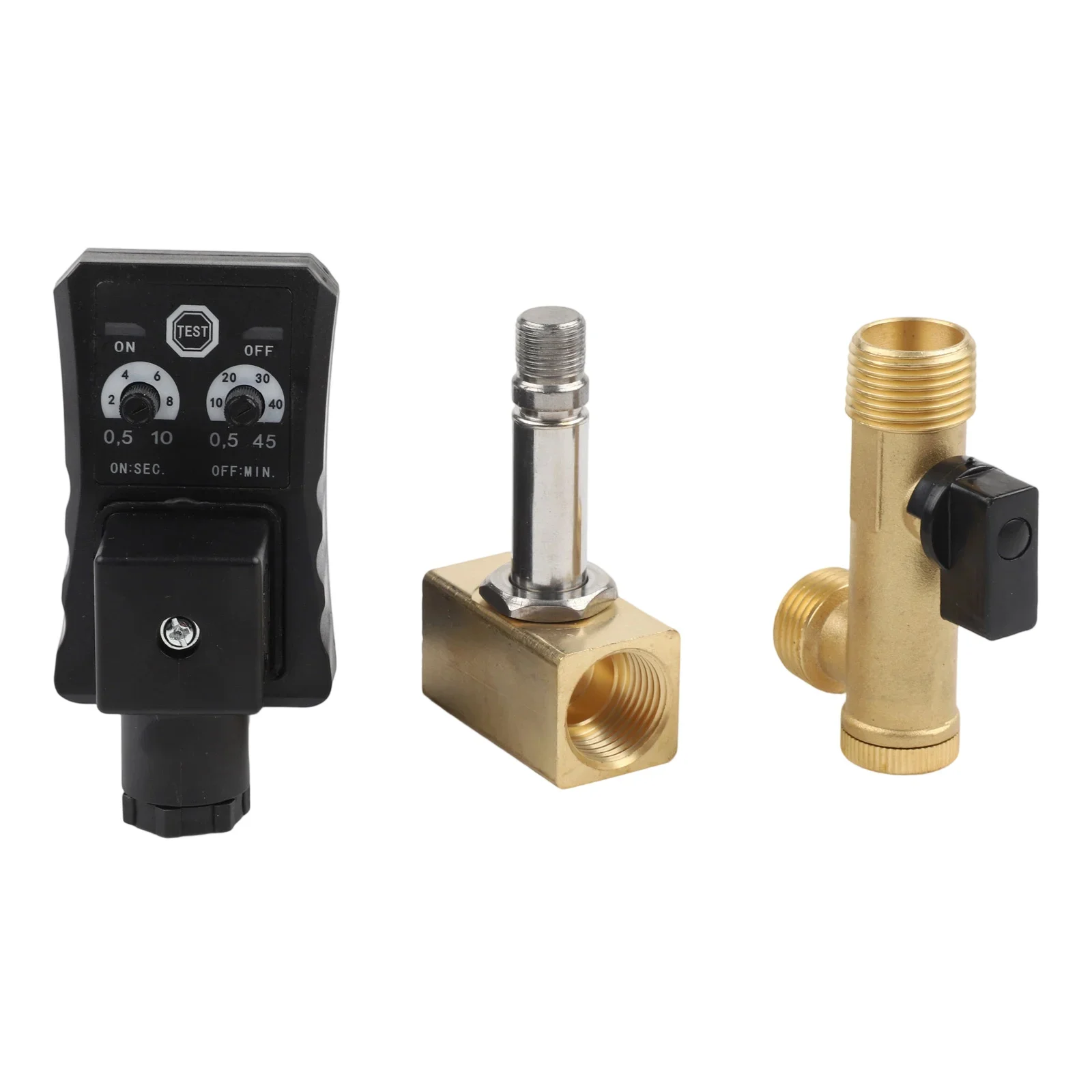 Automatic Electronic Drain Valve 1/2 Inch Copper Brass Compressed Air System Timer Solenoid For Industrial For Pneumatics Tool