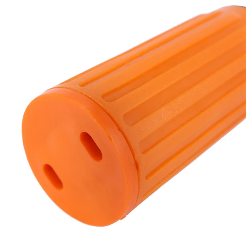 AB47-5 Pcs 16Mm Male Thread Dia Plastic Oil Plug For Air Compressor Orange