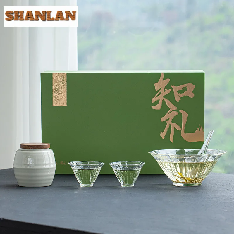 

Heat Resistant Glass Tea Set Complete Set Japanese Tea Ceremony Set Tea Maker Teapot And Tea Cup Set Drinkware Decoration Craft