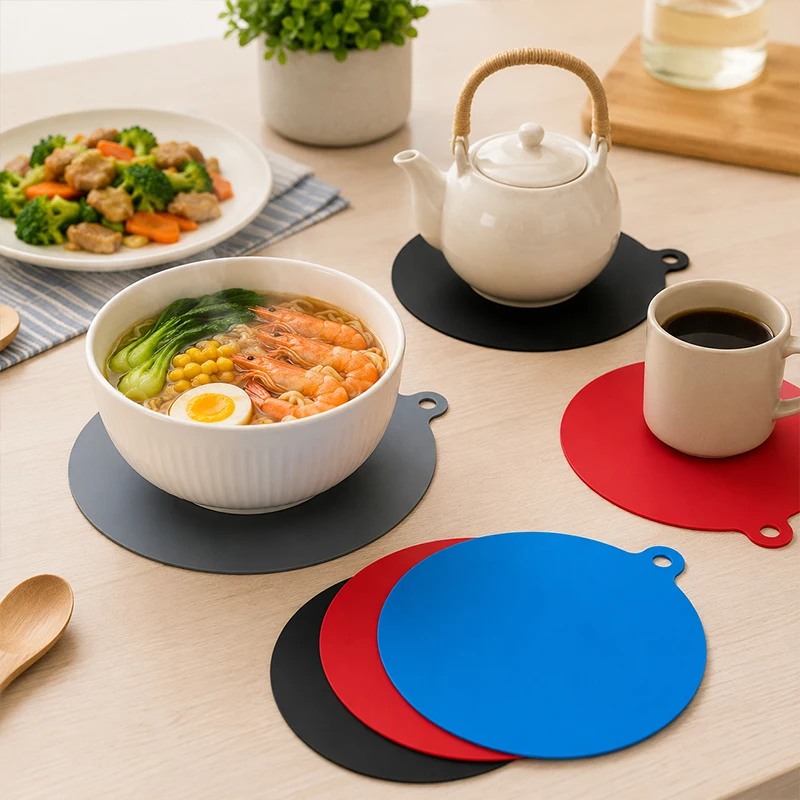 Silicone Induction Cooktop Mat Fireproof Protection Multipurpose Non-Slip Hot Pads Cooking Hob Heat Insulated Mat
