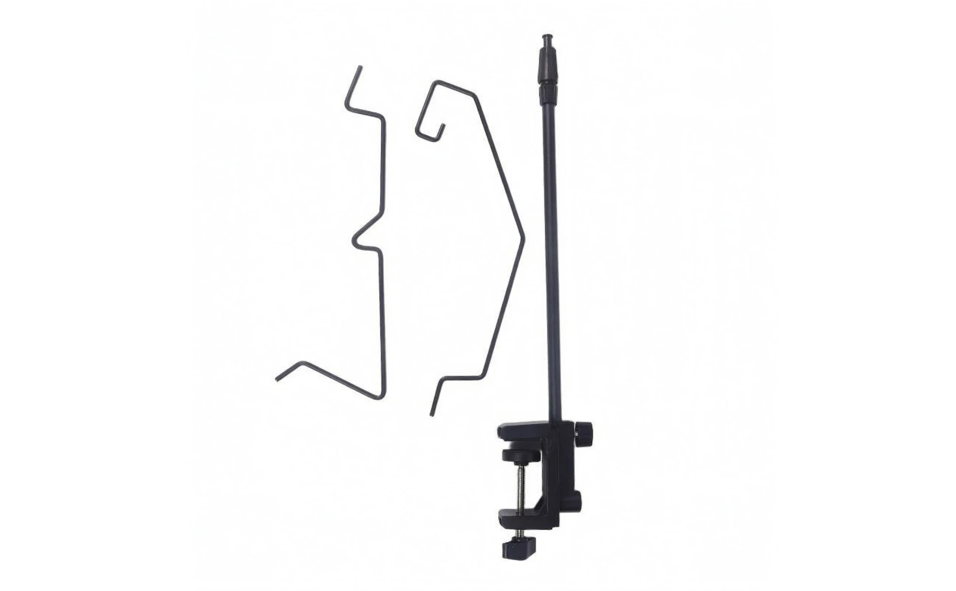 Tabletop Lantern Hanger Stand Carbon Steel Clamp Lantern Holder Adjustable Light Stand Sturdy Metal
