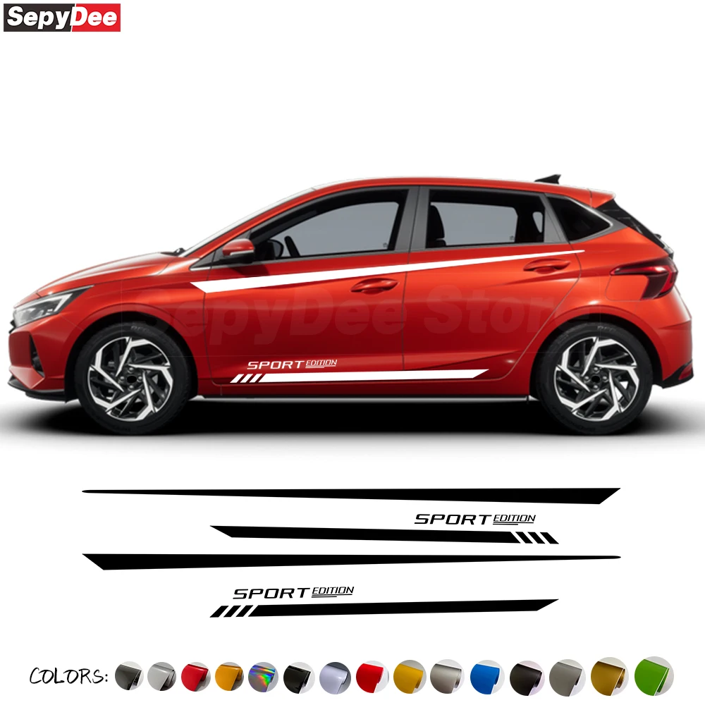 

4 шт., автомобильные виниловые наклейки для Hyundai I20 I20 N