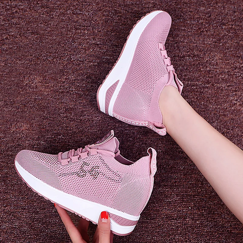 Shoes New Women Sneakers Breathable Shoes Ladies Outdoor Platform Sneakers Trainers Chunky Sneakers Vulcanize Shoes Woman Mujer