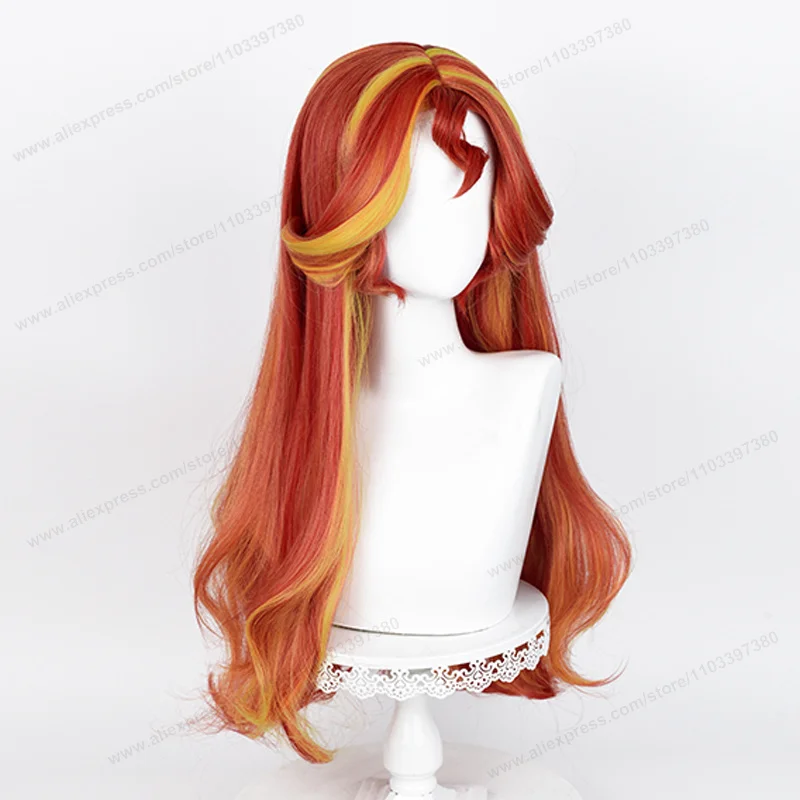 Sunset Shimmer Cosplay Wig 68cm Long Women Hair  Anime Cosplay Wig Halloween Heat Resistant Synthetic Wigs image 4