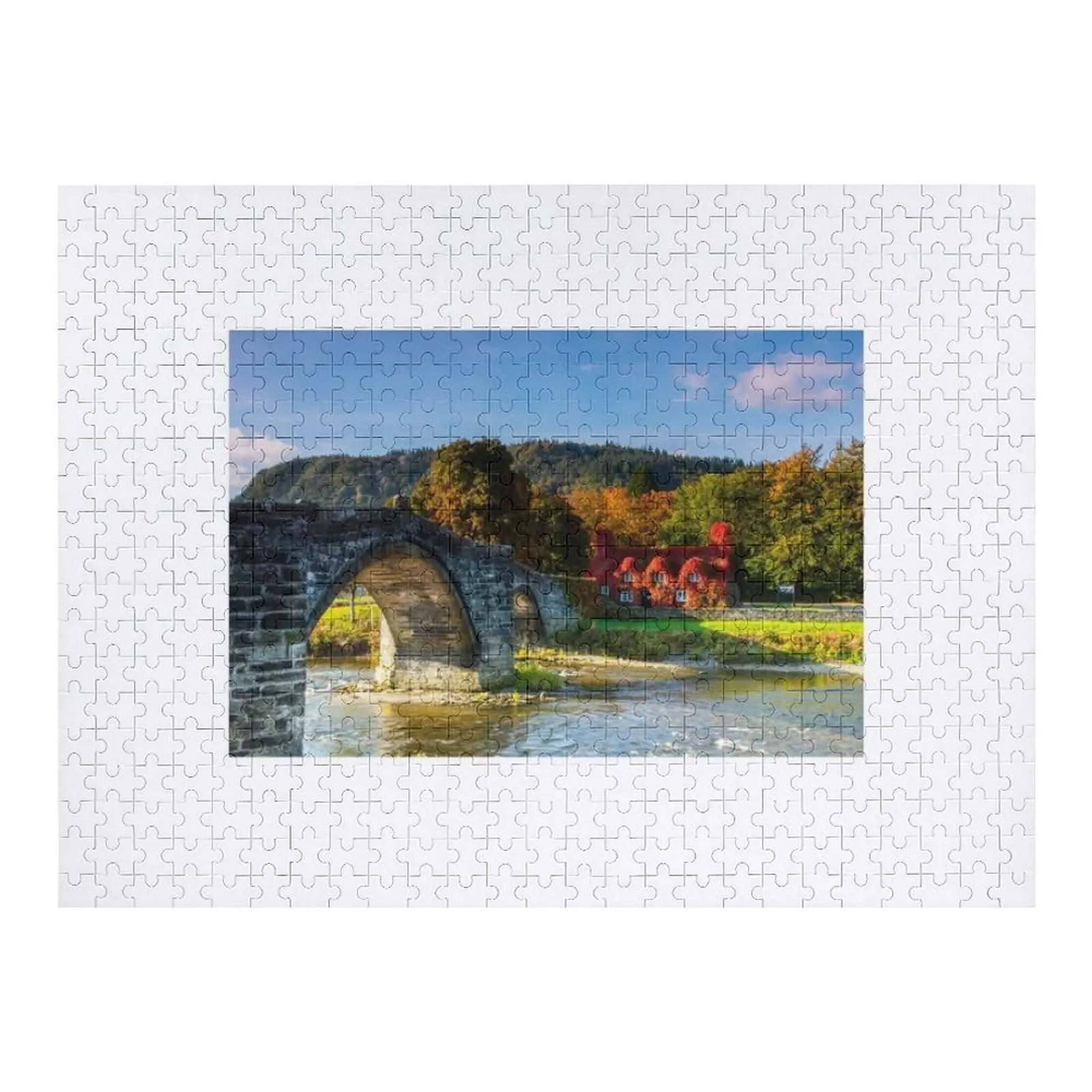 

Ty Hwnt I'r Bont Jigsaw Puzzle Baby Toy Personalized Name Jigsaw Pieces Adults Puzzle