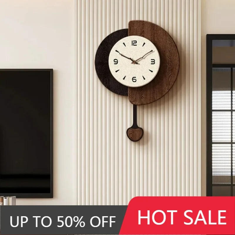 Sandstone Particles Wall Clock Living Room Creative 3 Layer Three-dimensional Wall Clocks Luxury Aesthetic Clock Home Decoration